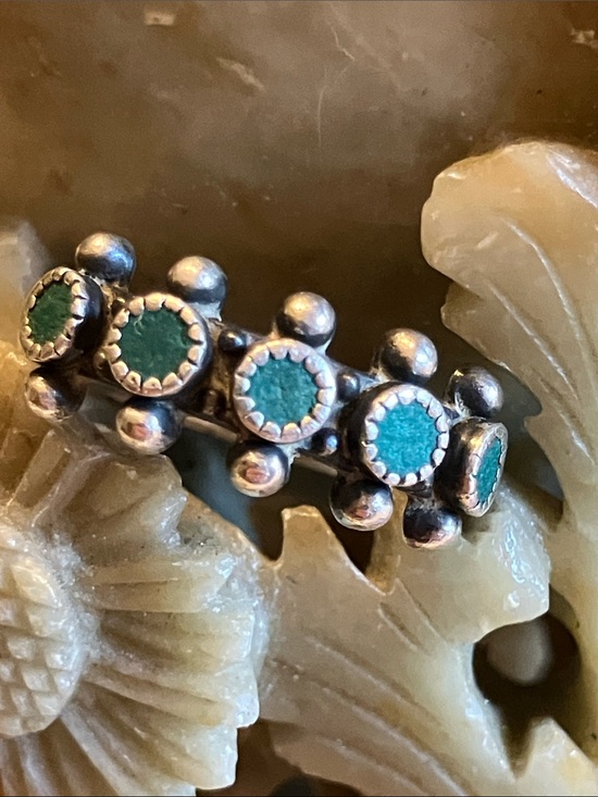 Hand made NativeAm Jewelry - VINTAGE STERLING SILVER NATIVE AMERICAN RING STAMPED